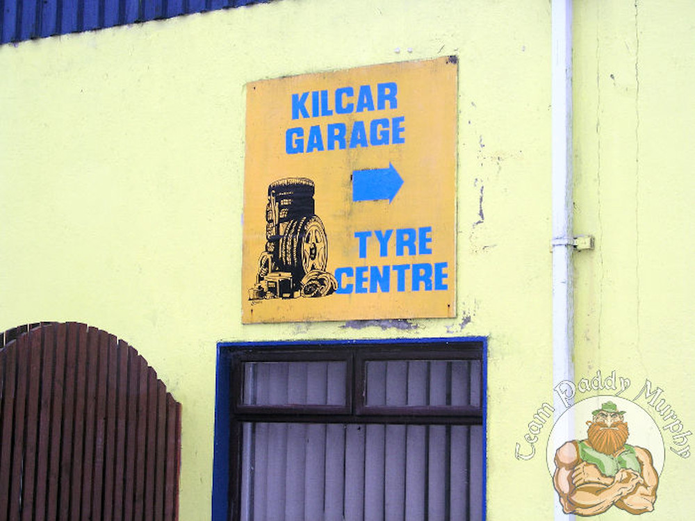 Tyre centre in Kilcar
