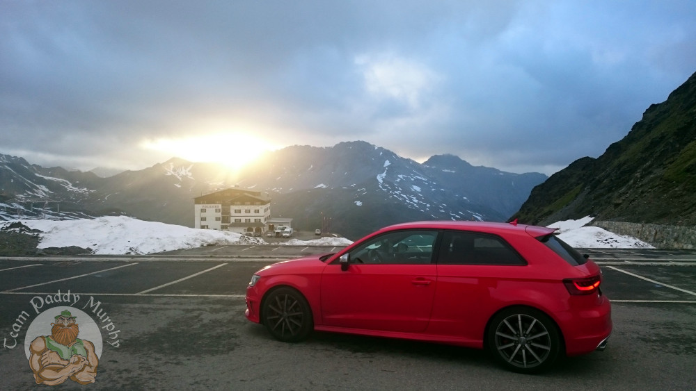 Sunset on Stelvio Pass