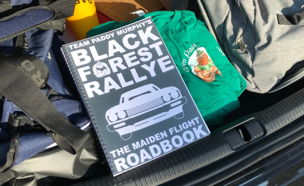 Team Paddy Murphy Black Forest Rally Roadbook