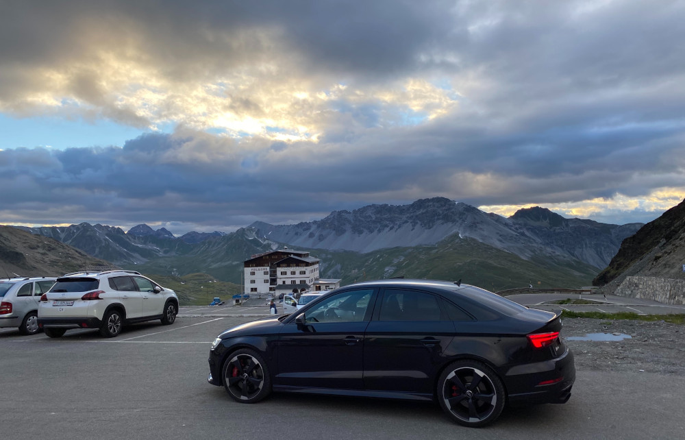 Sunset on Stelvio Pass